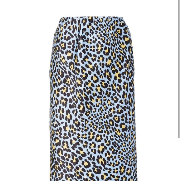 OLIVIA VON HALLE SILK BIAS SKIRT S SIZE 1 - Picture 3 of 9